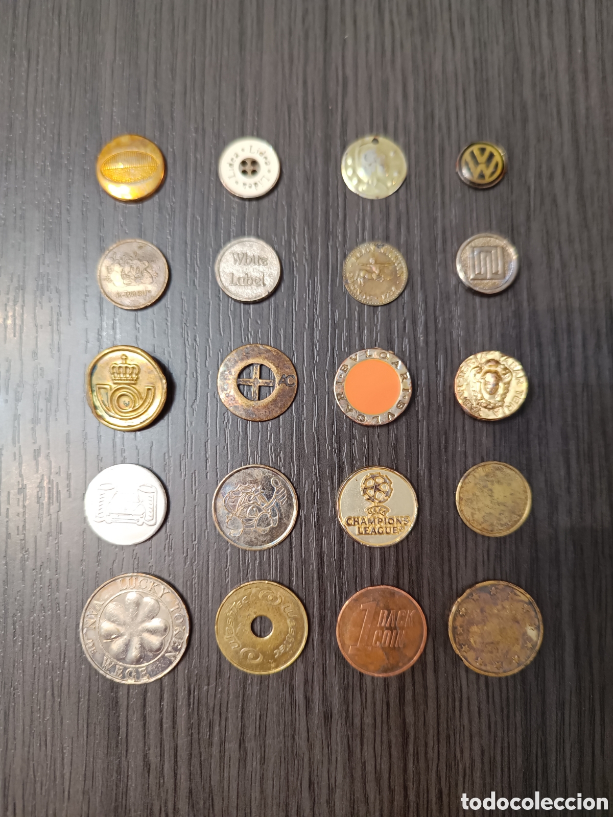 Monedas locales: Lote Antiguos Token - Jetones - Fichas - Emblemas