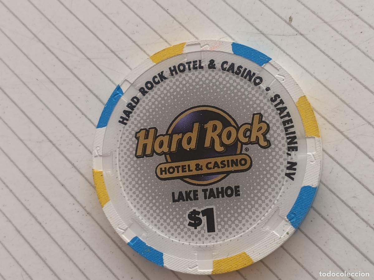 Monedas locales: Casino Hard Rock. Ficha de 1 dollar. Lago Tahoe, Estados Unidos