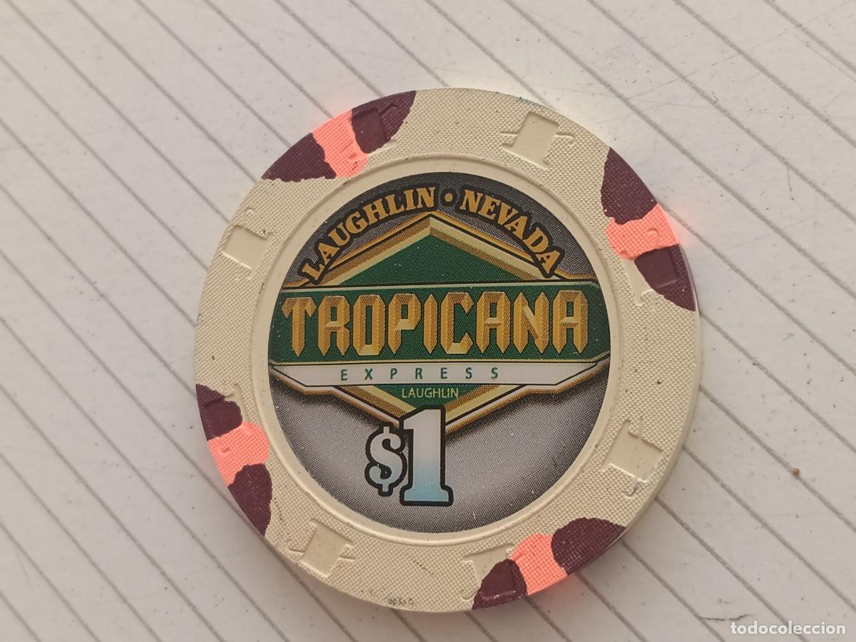 Monedas locales: Casino Tropicana Ficha de 1 dollar. Nevada, Estados Unidos