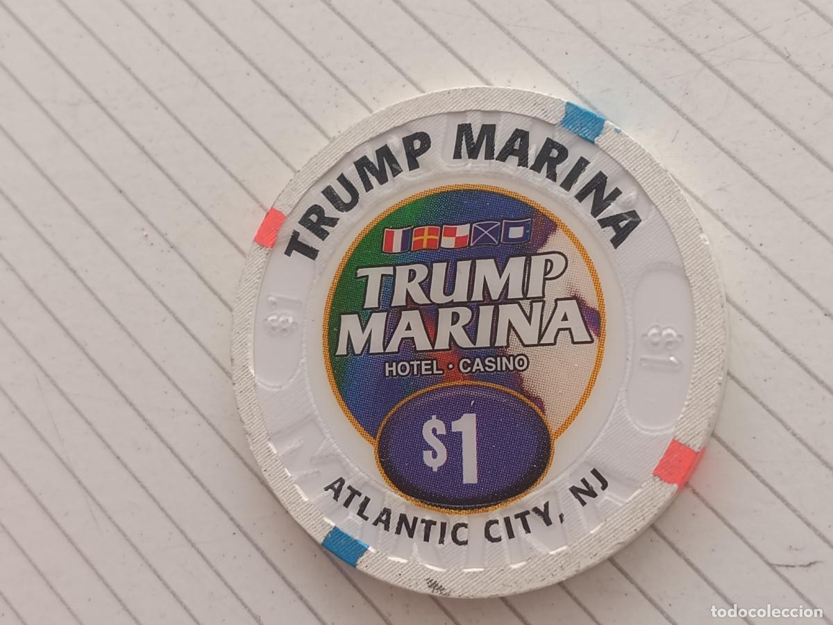 Monedas locales: Casino Trump Marina Ficha de 1 dollar. Atlantic City, Estados Unidos