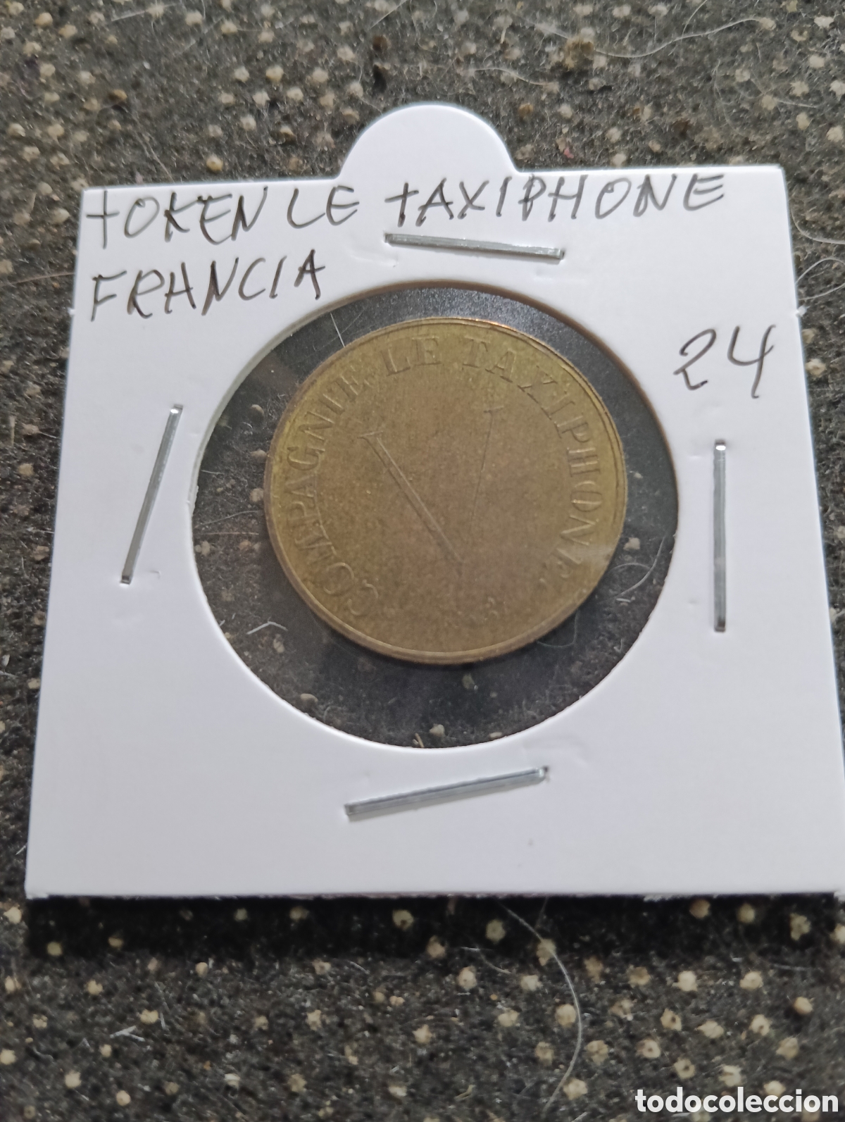 Monedas locales: Token o Jeton Francia Taxiphone aparatos autom&aacute;ticos