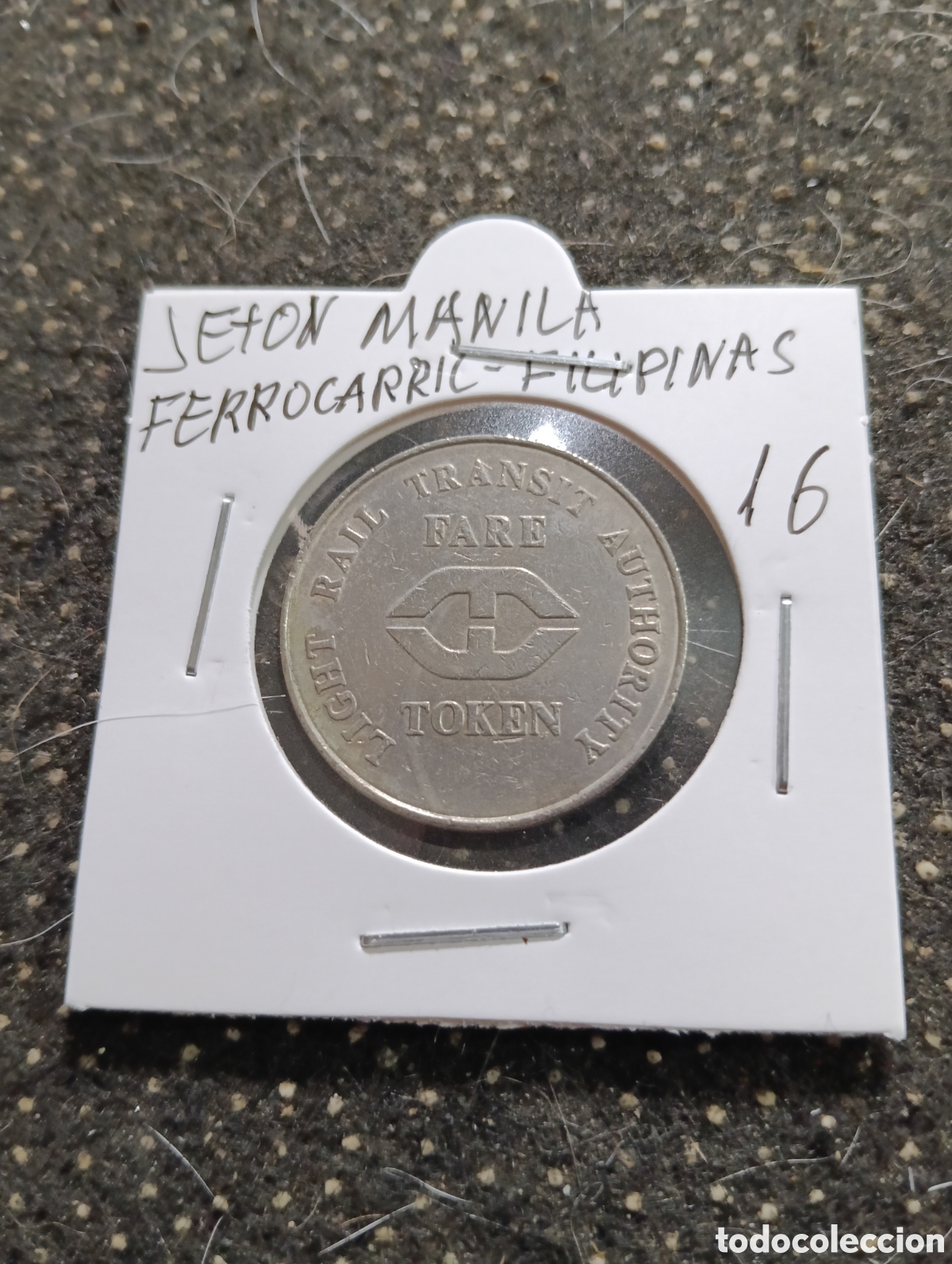 Monedas locales: Token o Jeton Manila Ferrocarril Filipinas