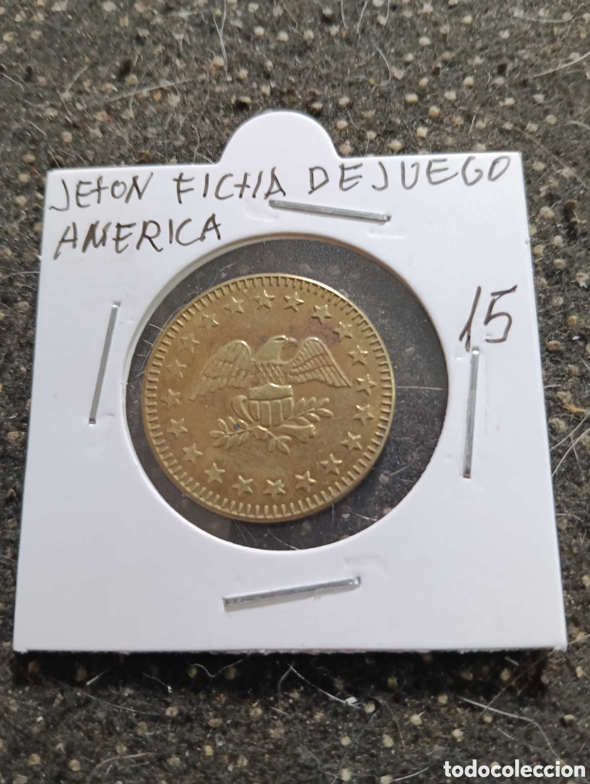 Monedas locales: Token o Jeton ficha de juego Americana Estados Unidos de Am&eacute;rica