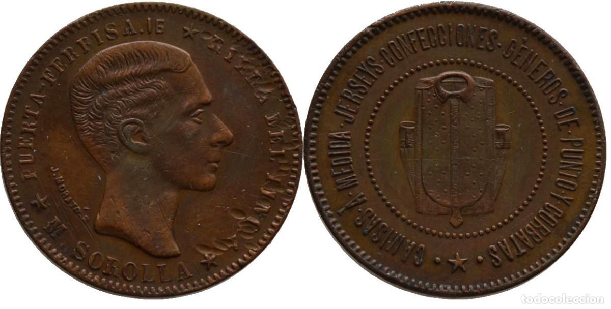 Monedas locales: FICHA M. SOROLLA BARCELONA