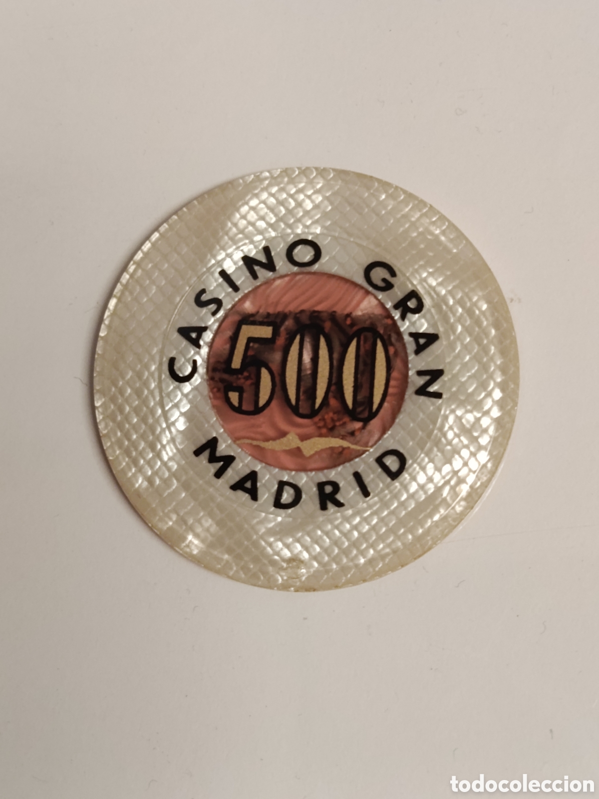 Monedas locales: Ficha casino gran Madrid 500