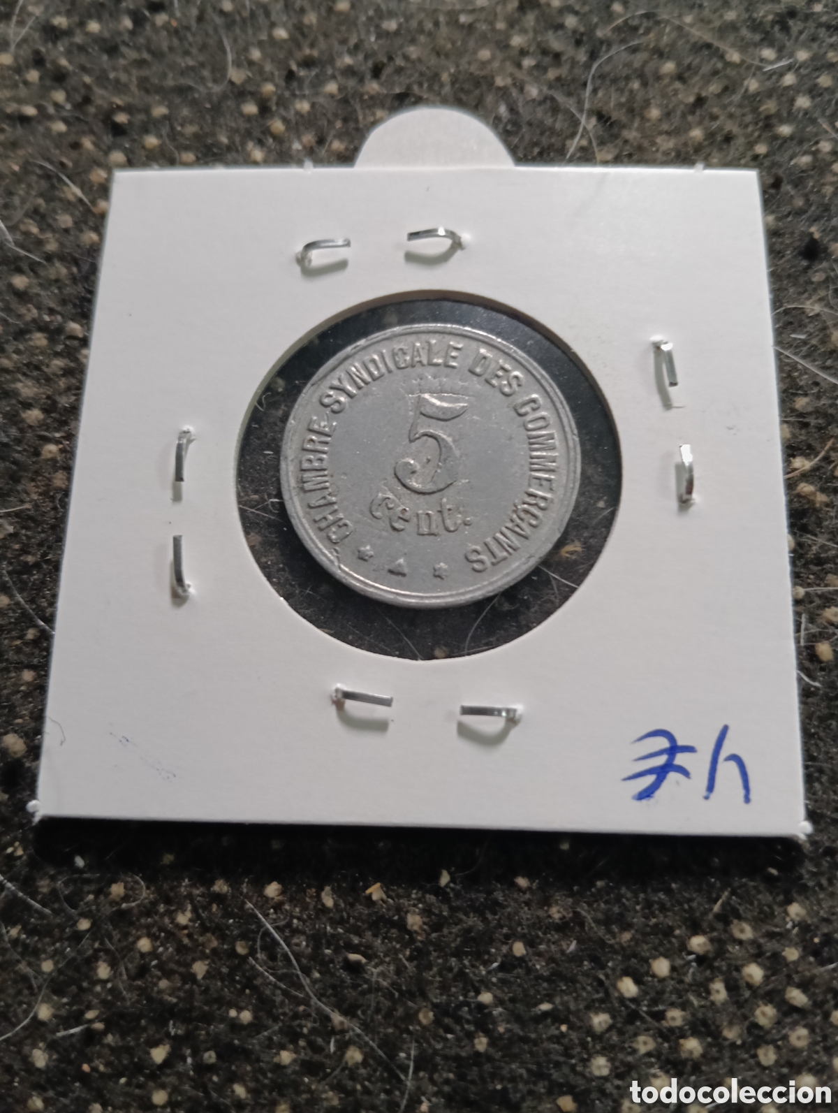 Monedas locales: Token o Jeton Perpi&ntilde;an Francia c&aacute;mara de comercio - Foto 2