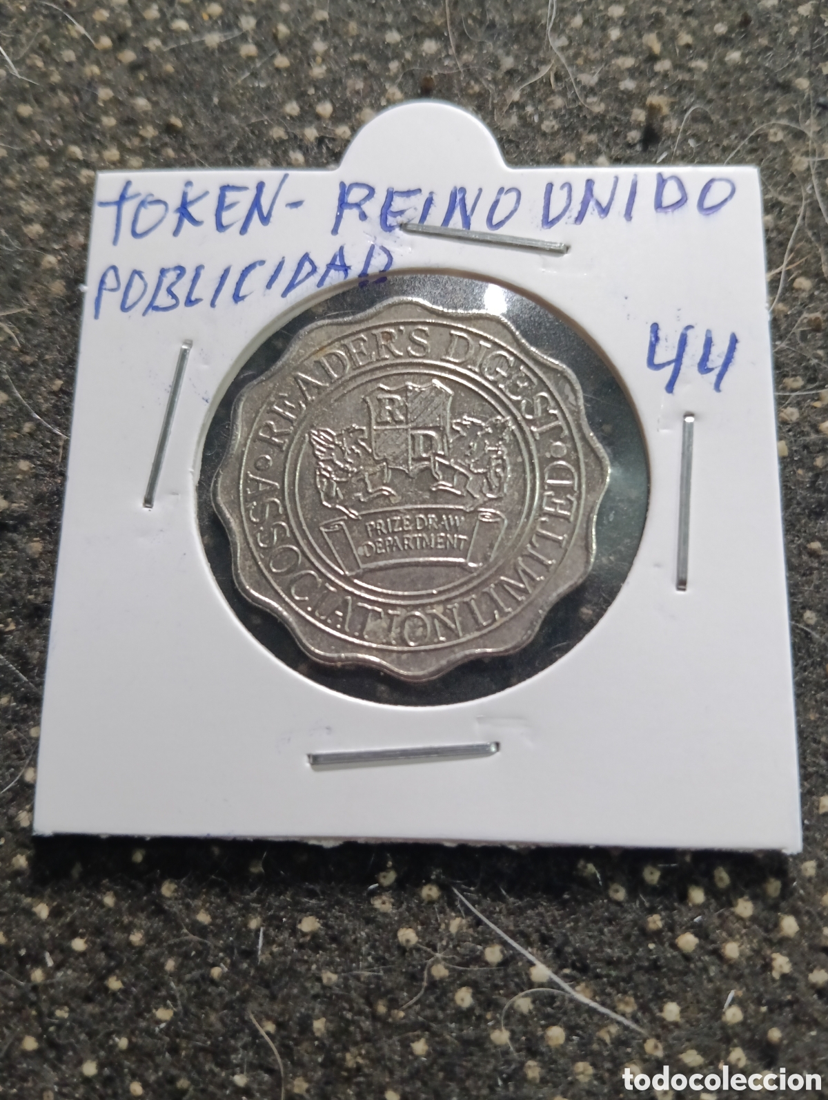 Monedas locales: Token o Jeton Reino Unido Publicidad