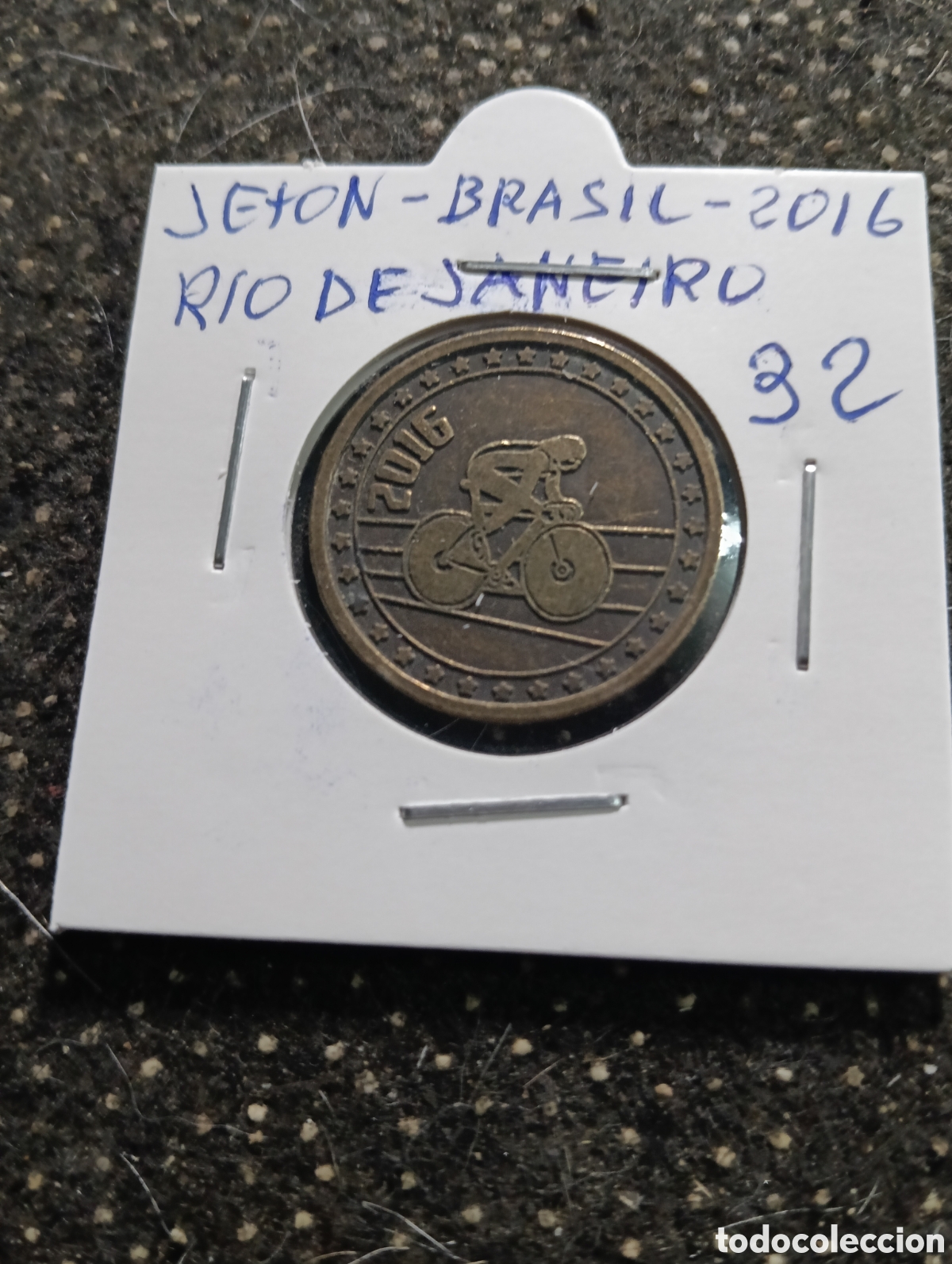 Monedas locales: Token o Jeton Brasil R&iacute;o de Janeiro 2016