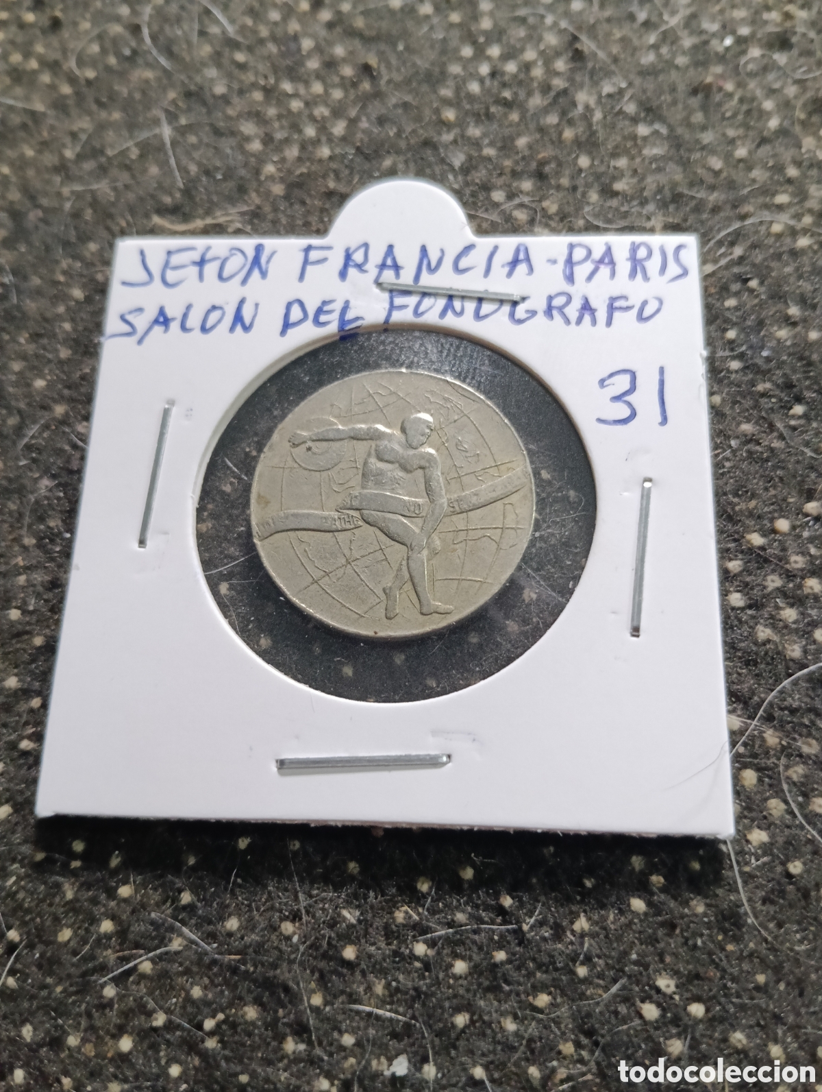 Monedas locales: Token o Jeton Francia Paris Sal&oacute;n del Fonografo