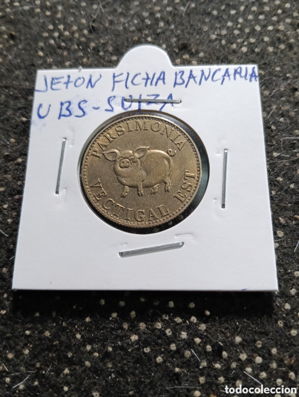 Monedas locales: Token o Jeton Suiza ficha bancaria U.B.S.