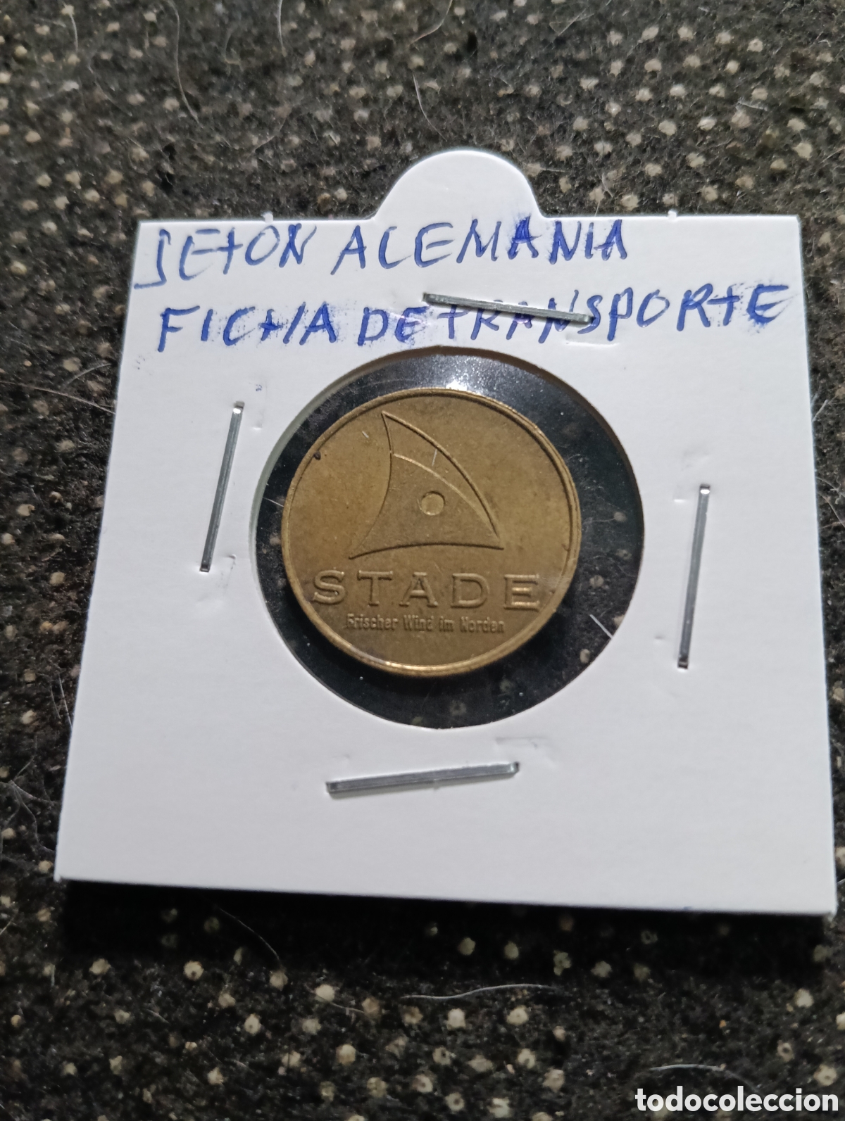 Monedas locales: Token o Jeton Republica Federal de Alemania ficha de transporte
