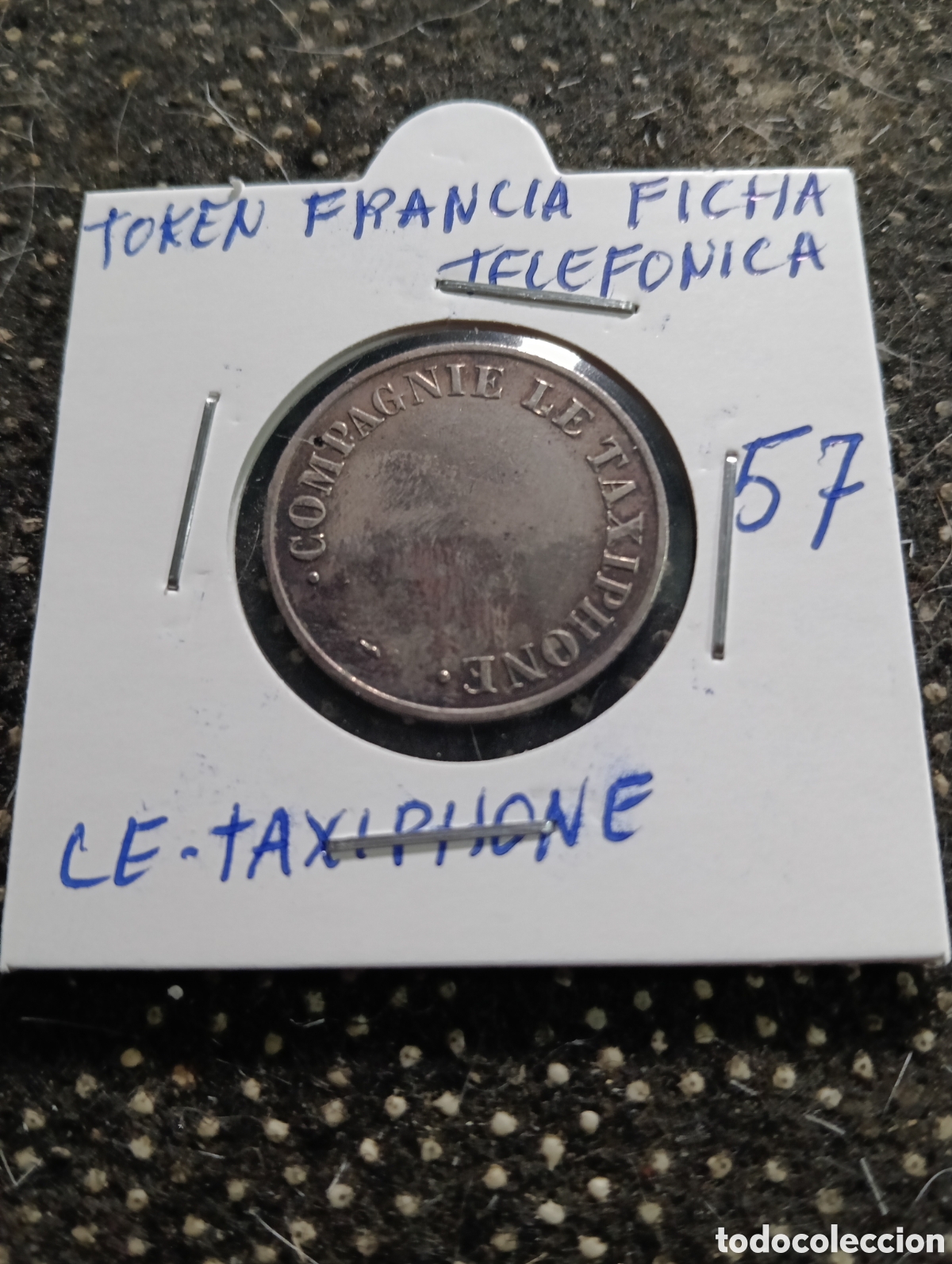 Monedas locales: Token o Jeton Francia ficha telef&oacute;nica Le Taxiphone