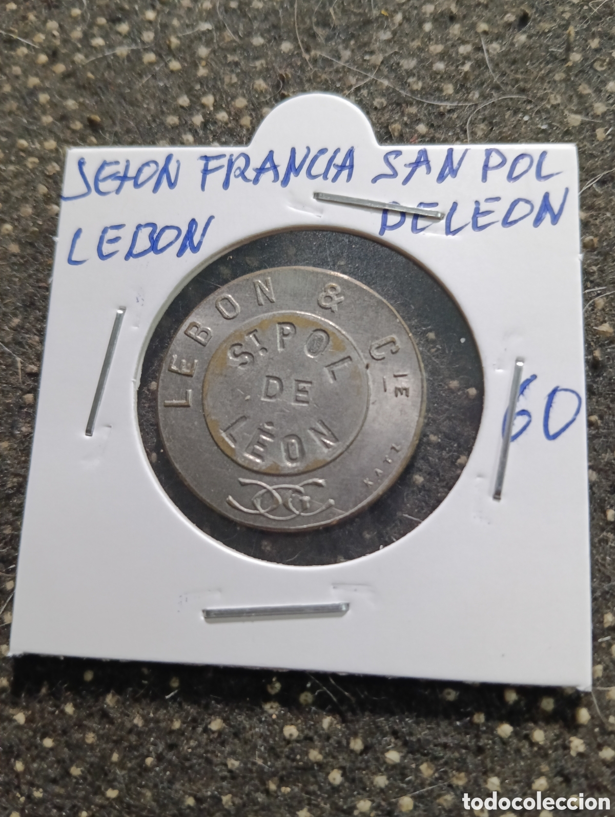 Monedas locales: Token o Jeton San Pol de Le&oacute;n Lebon Francia