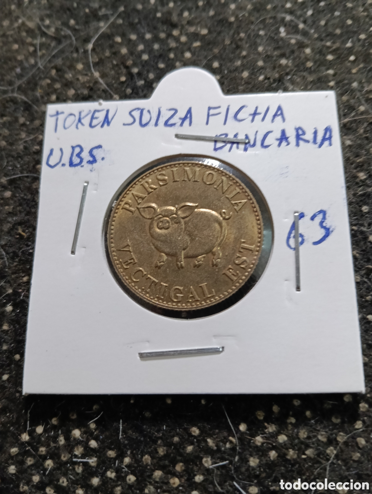 Monedas locales: Token o Jeton Suiza U.B.S. Bancaria