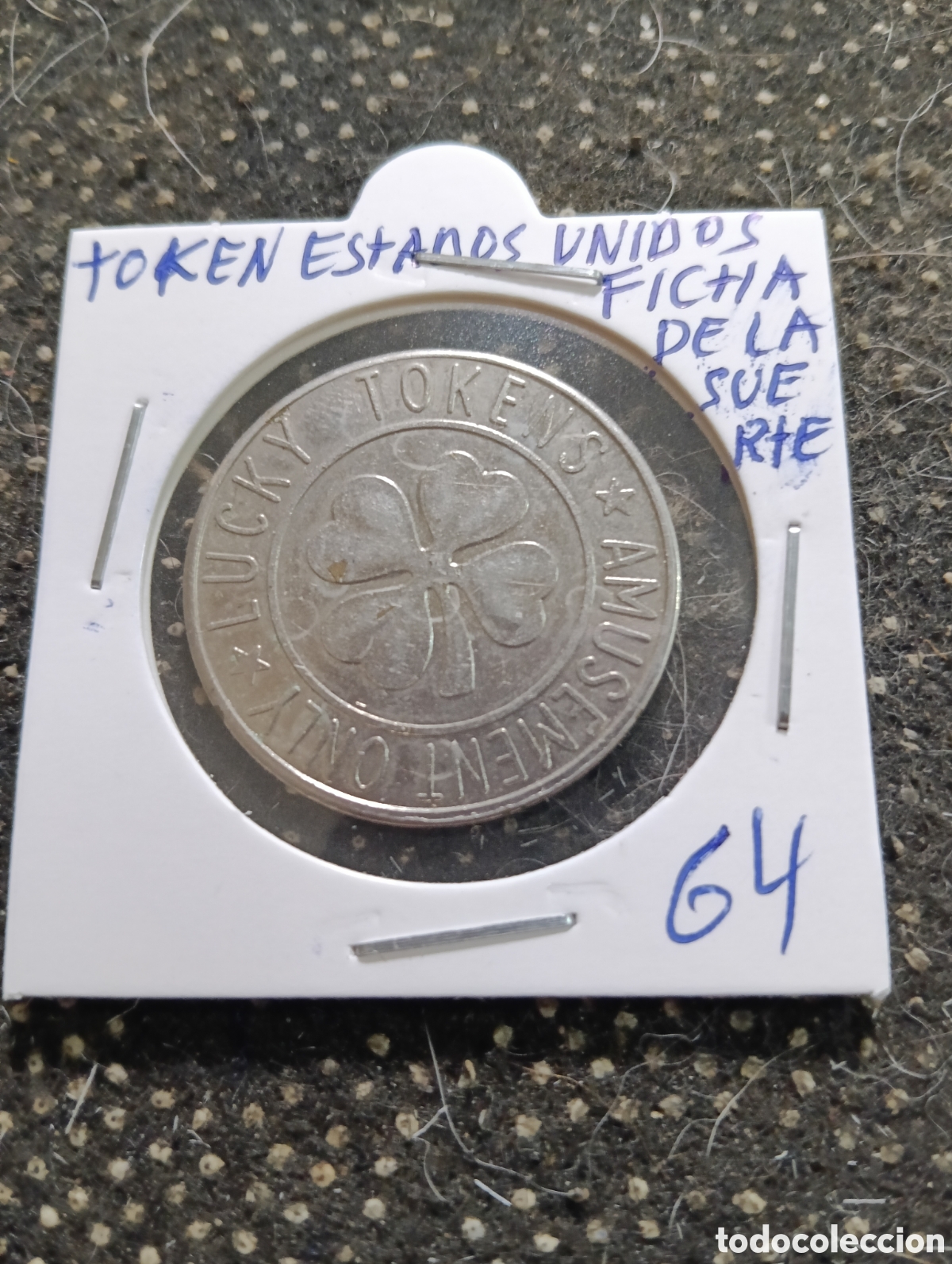 Monedas locales: Token o Jeton Estados Unidos Ficha de la Suerte