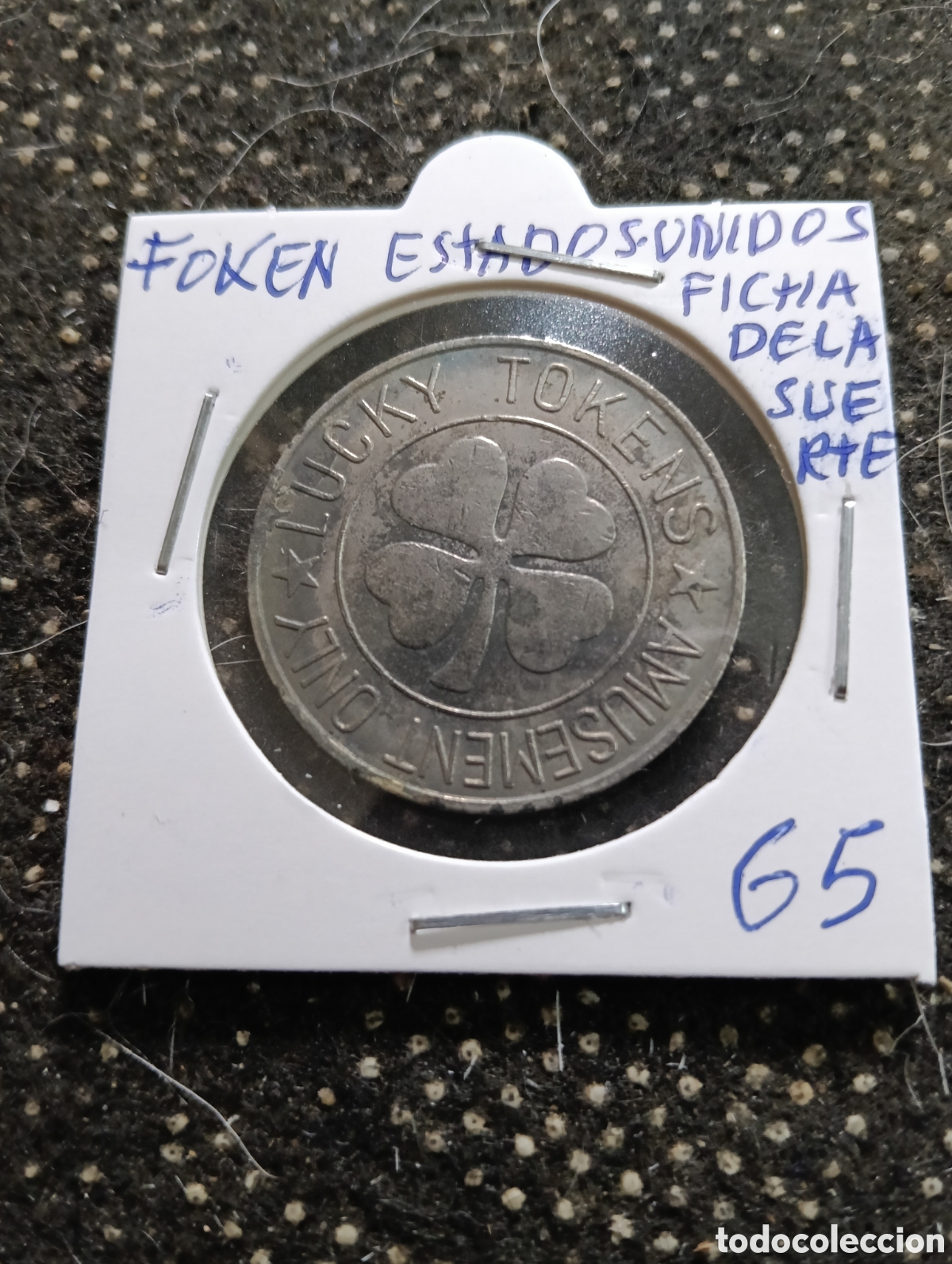 Monedas locales: Token o Jeton Estados Unidos Ficha de la Suerte