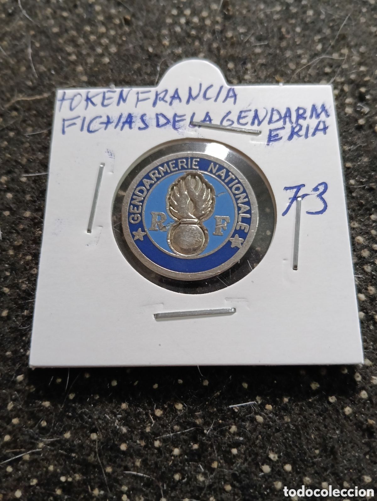 Monedas locales: Token o Jeton Francia Fichas de la Gendarmer&iacute;a