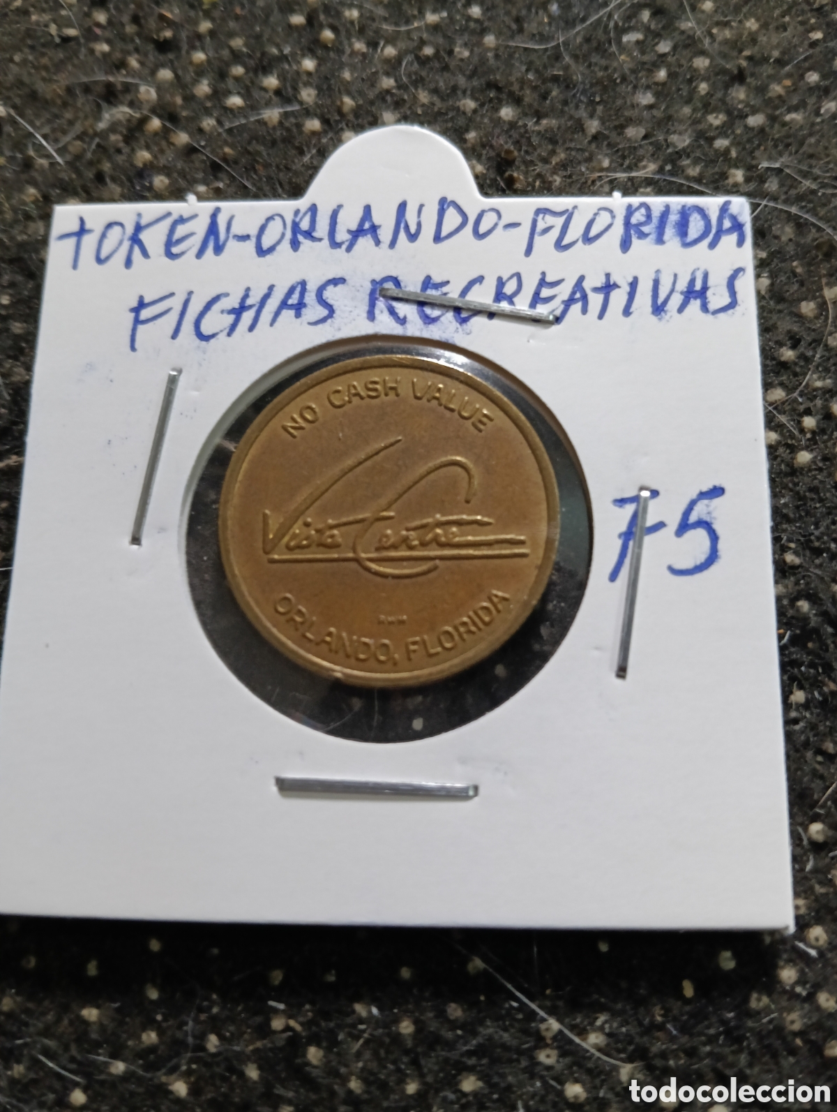Monedas locales: Token o Jeton Orlando Florida, Estados Unidos, fichas recreativas