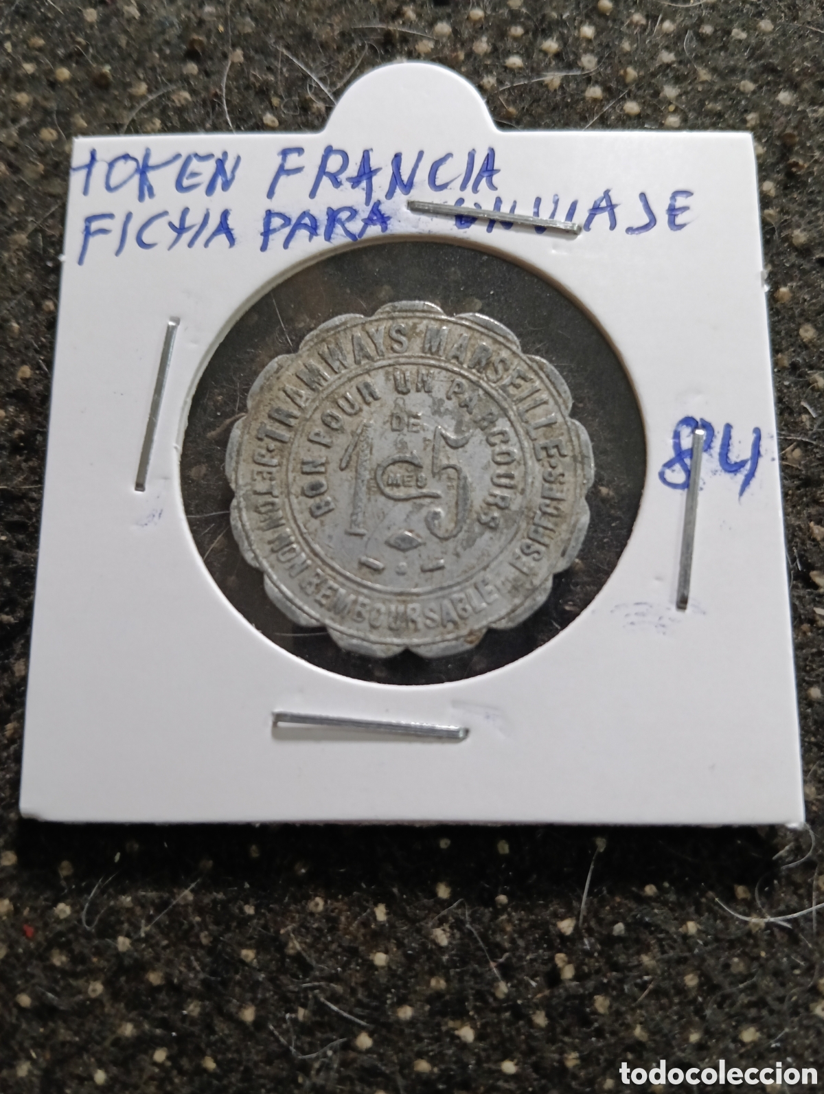 Monedas locales: Token o Jeton Francia Ficha para un viaje atracciones
