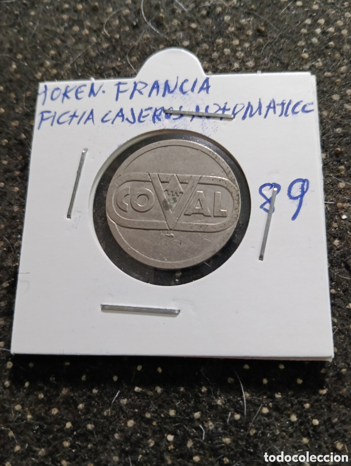 Monedas locales: Token o Jeton Francia fichas cajeros autom&aacute;ticos