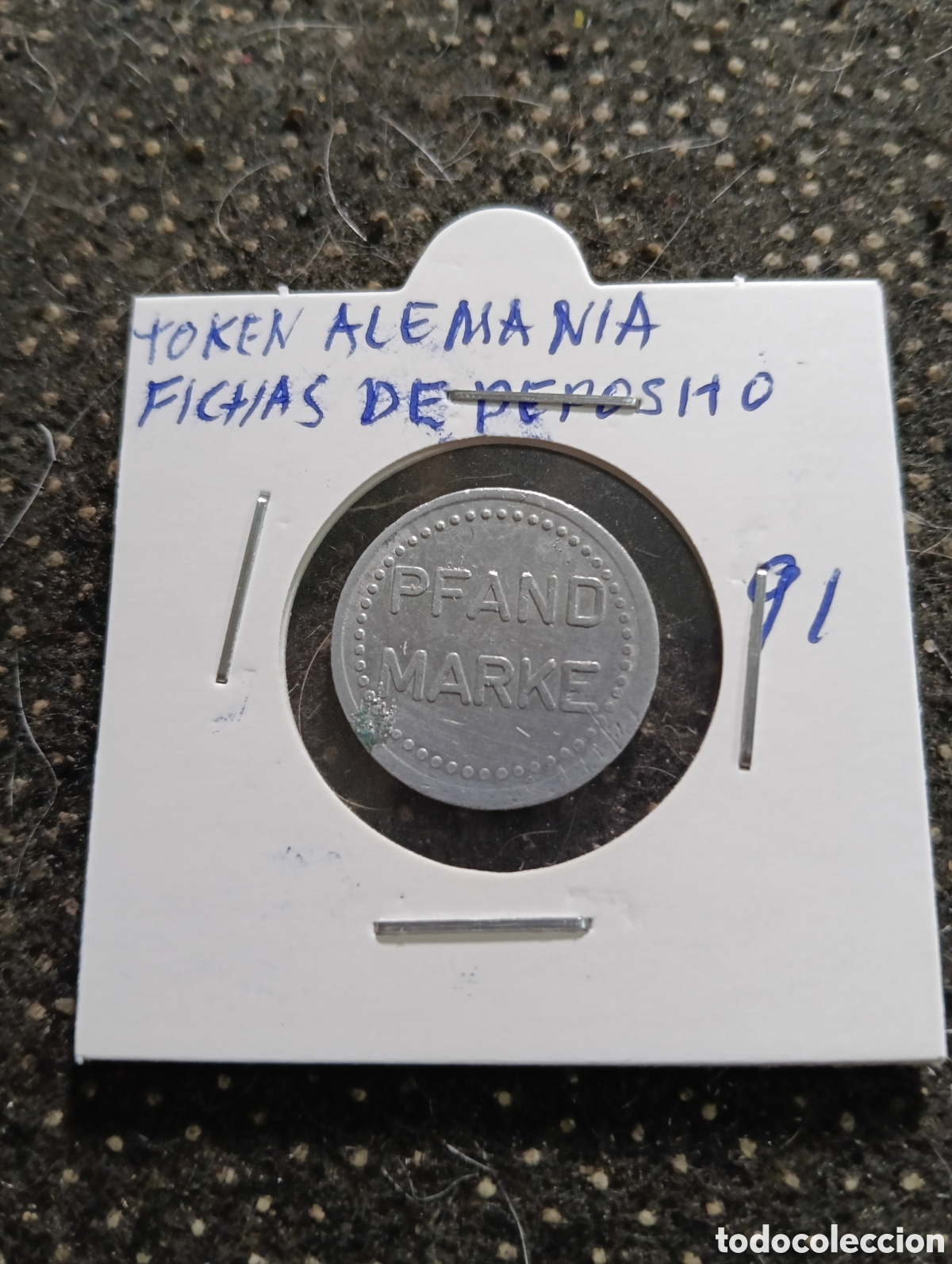 Monedas locales: Token o Jeton Alemania federal fichas de dep&oacute;sito