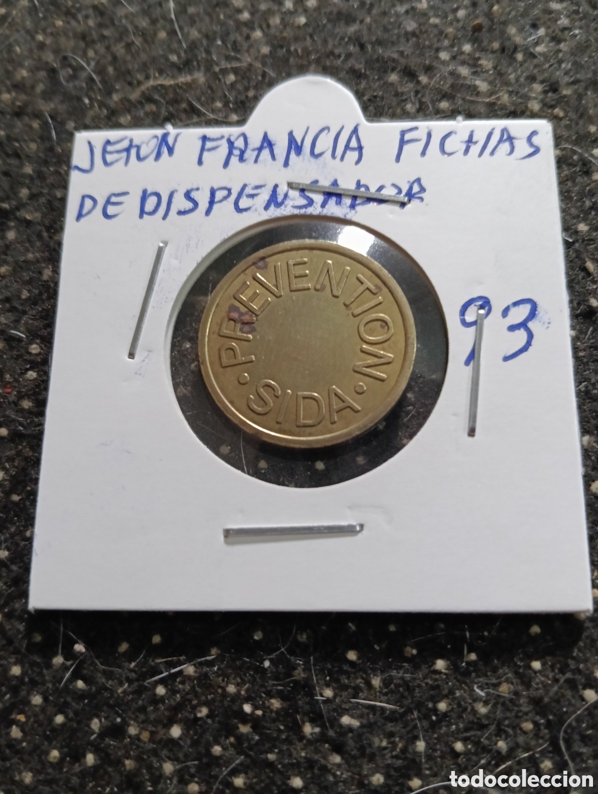 Monedas locales: Token o Jeton Francia fichas de dispensador