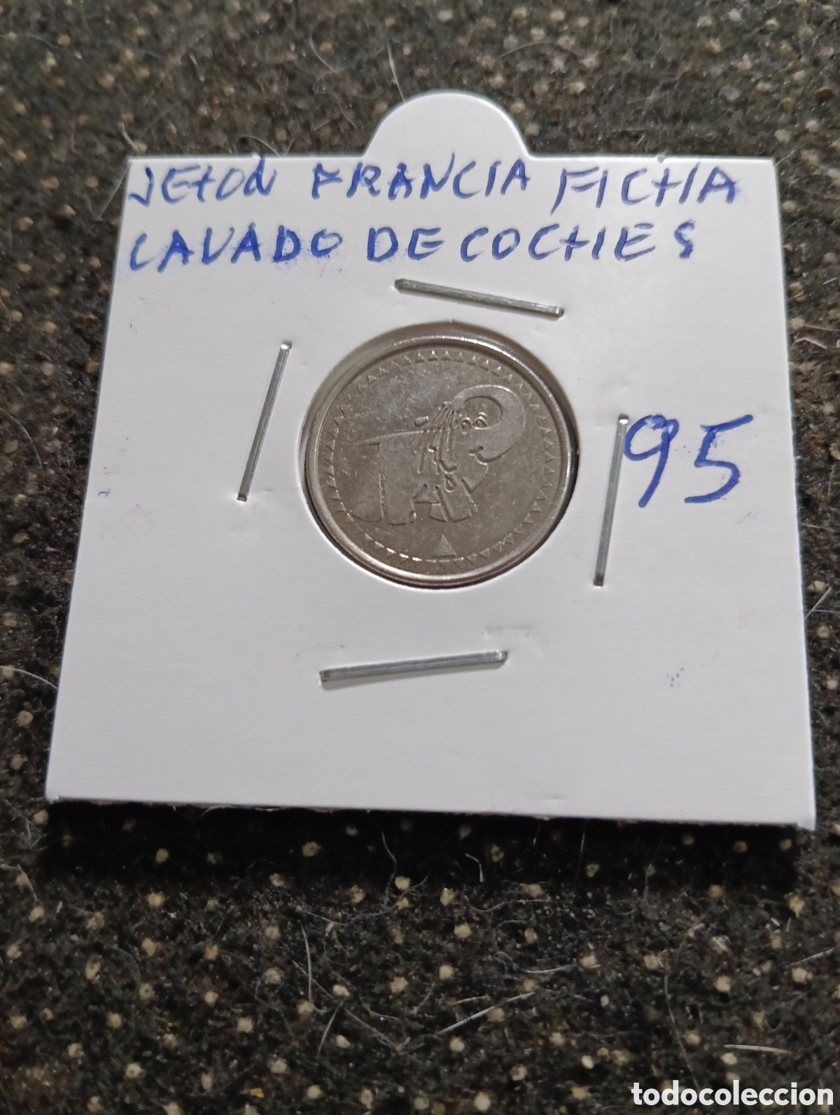 Monedas locales: Token o Jeton Francia fichas lavado de coches