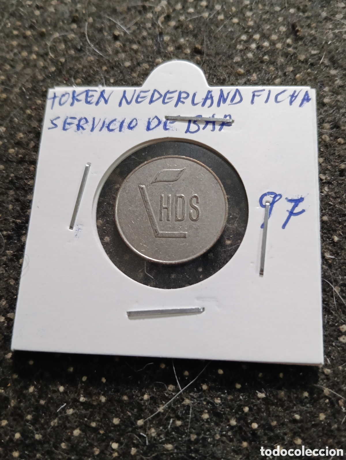 Monedas locales: Token o Jeton NEDERLAND Holanda ficha servicio de bar