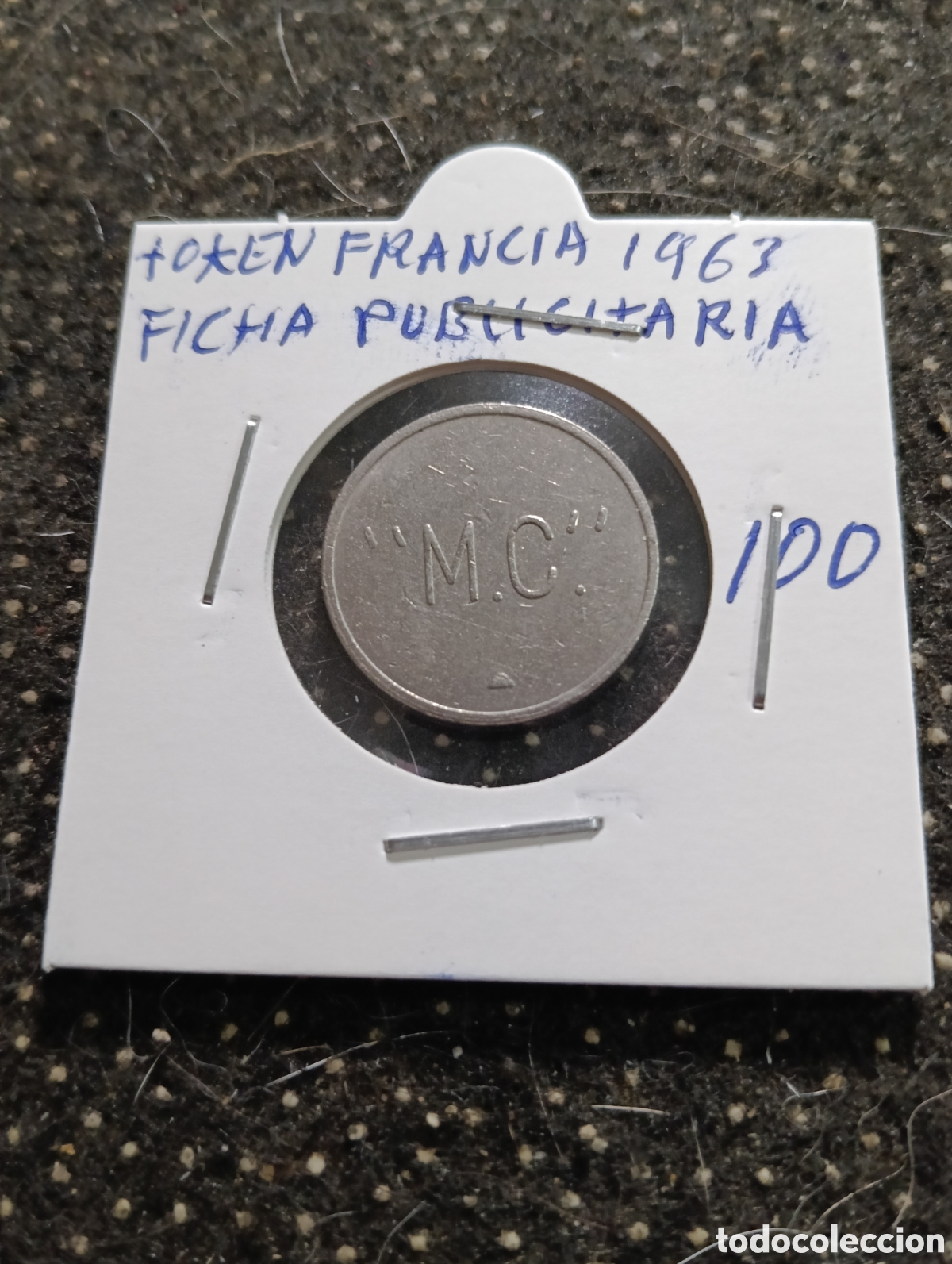 Monedas locales: Token o Jeton Francia 1963 ficha publicitaria