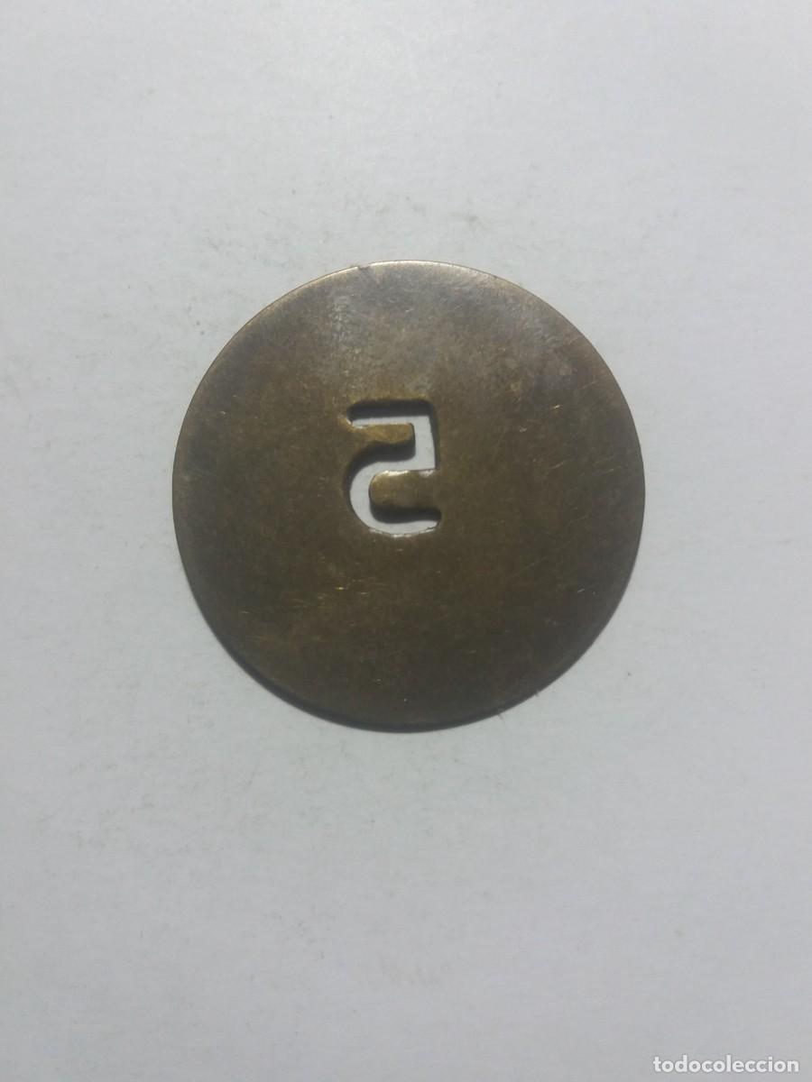 Monedas locales: Ficha 5 Vda.B. LLAD&Oacute; Mdo. Central Barcelona
