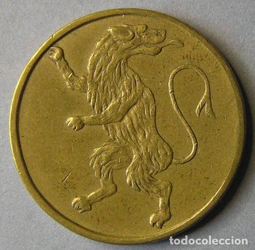 Monedas locales: FICHA DINERARIA DE 50 CENTIMOS - LEON RAMPANTE