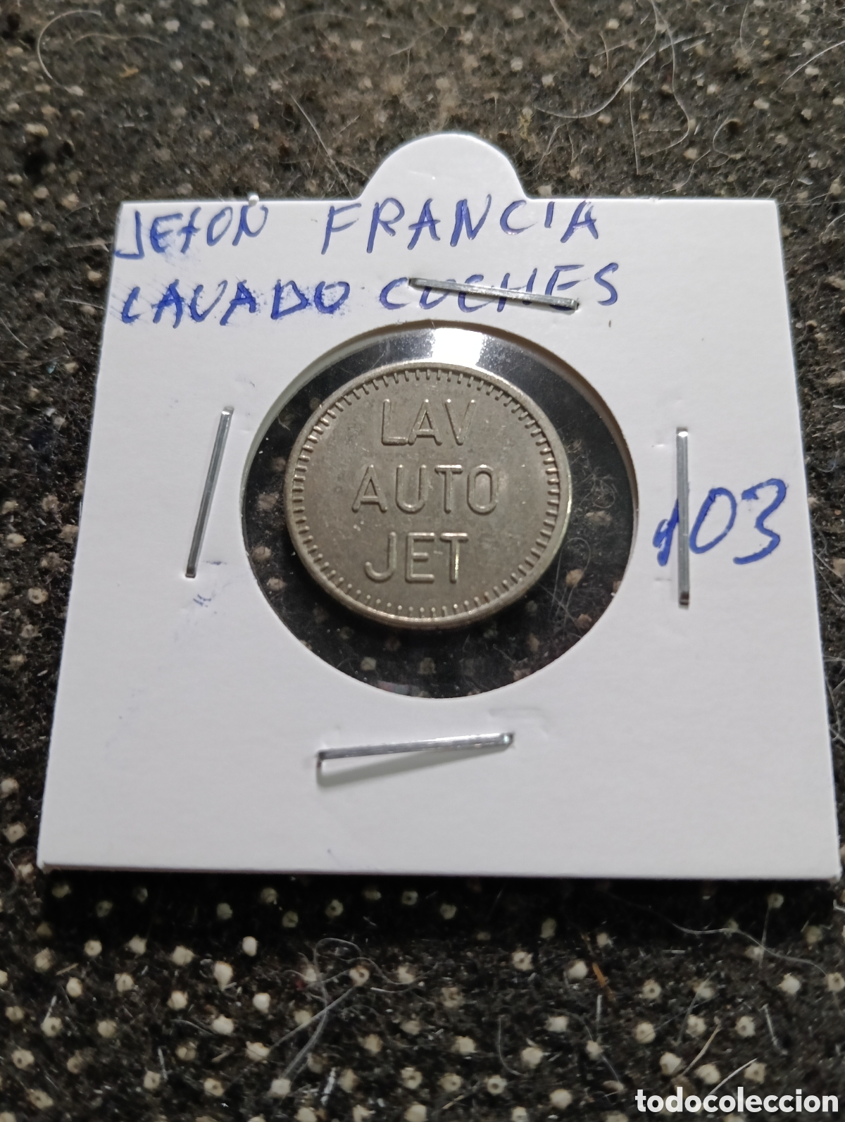 Monedas locales: Token o Jeton Francia ficha de lavado de coches