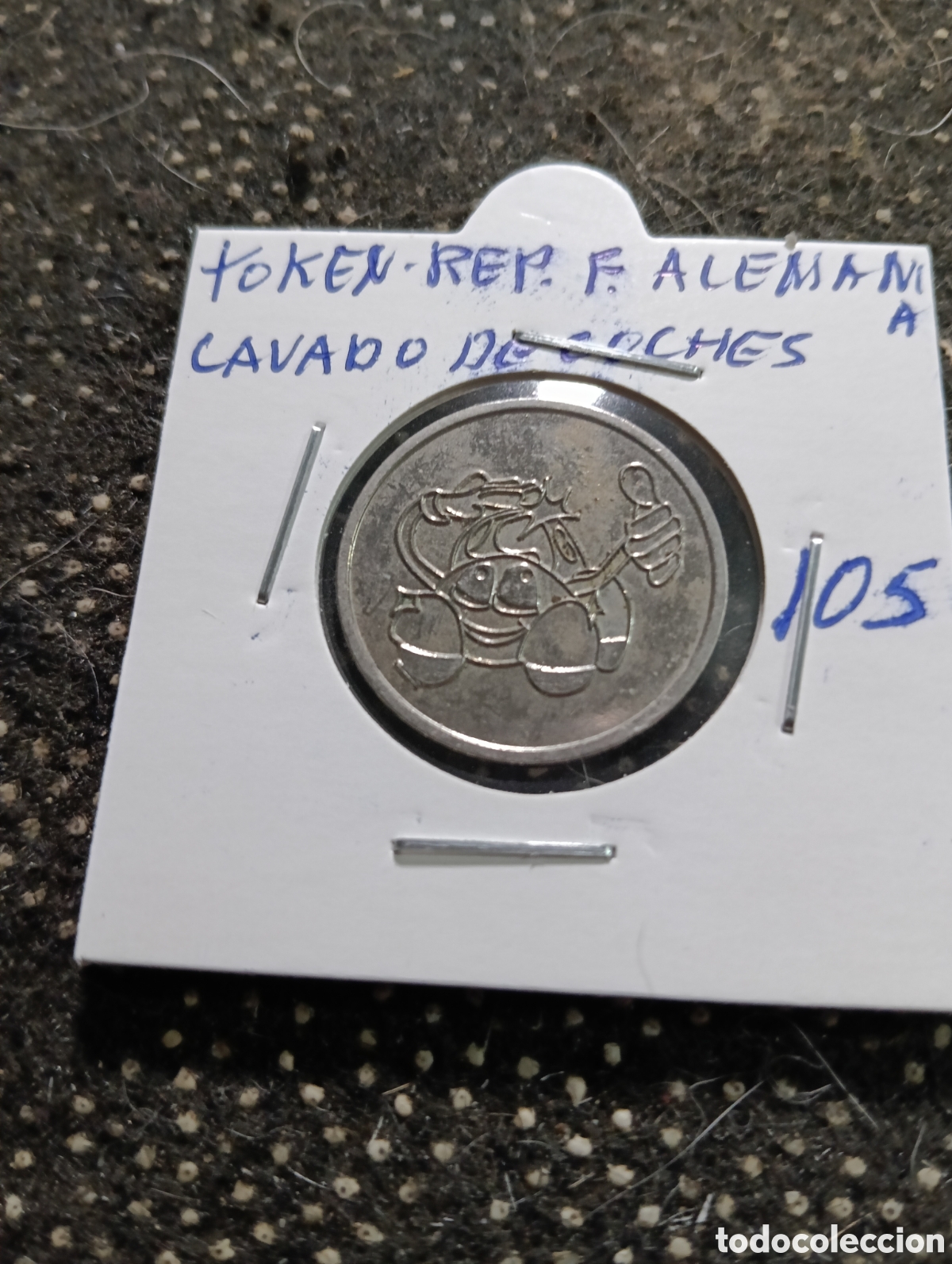 Monedas locales: Token o Jeton Republica Federal de Alemania ficha de lavado de coches
