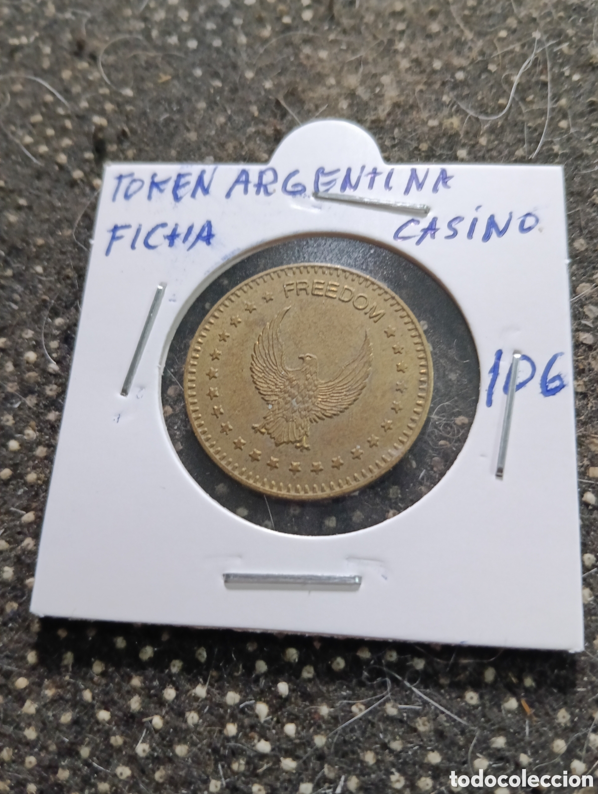 Monedas locales: Token o Jeton Argentina ficha de Casino