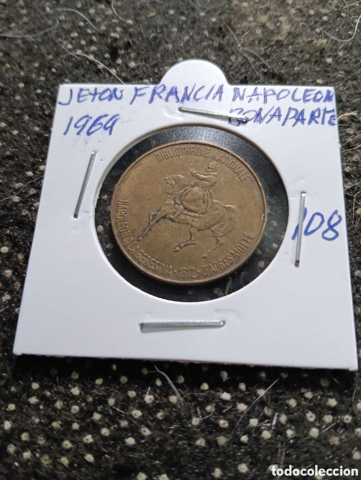 Monedas locales: Token o Jeton Francia Napole&oacute;n Bonaparte 1969