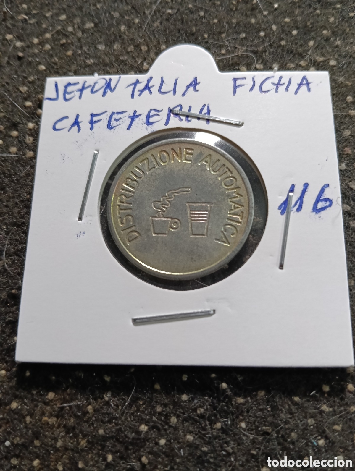 Monedas locales: Token o Jeton Italia Ficha de Cafeter&iacute;a
