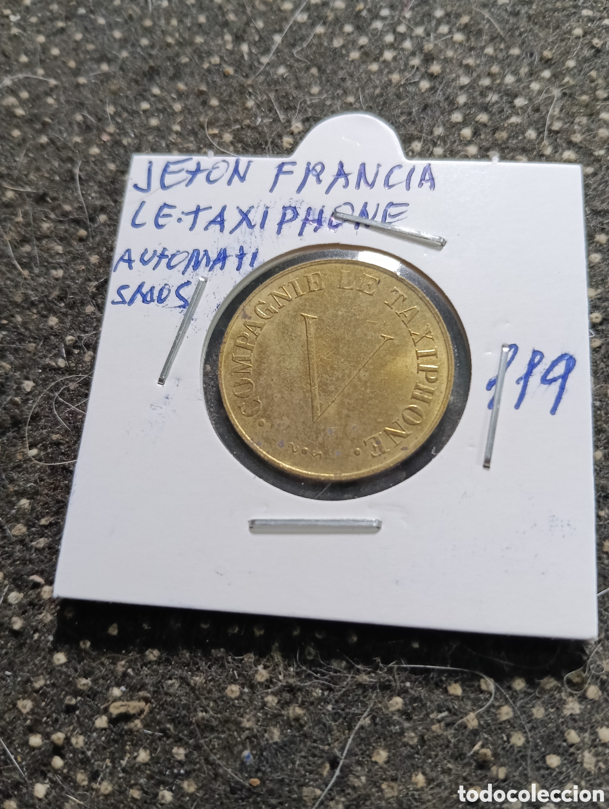 Monedas locales: Token o Jeton Francia Le Taxiphone Automatismos