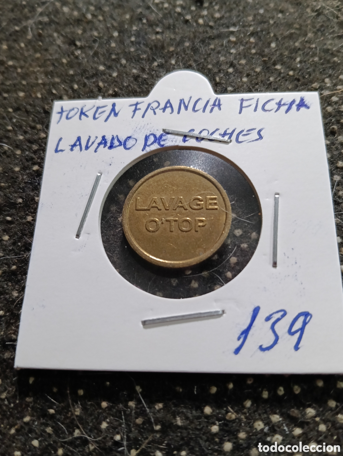 Monedas locales: Token o Jeton Francia lavado de coches