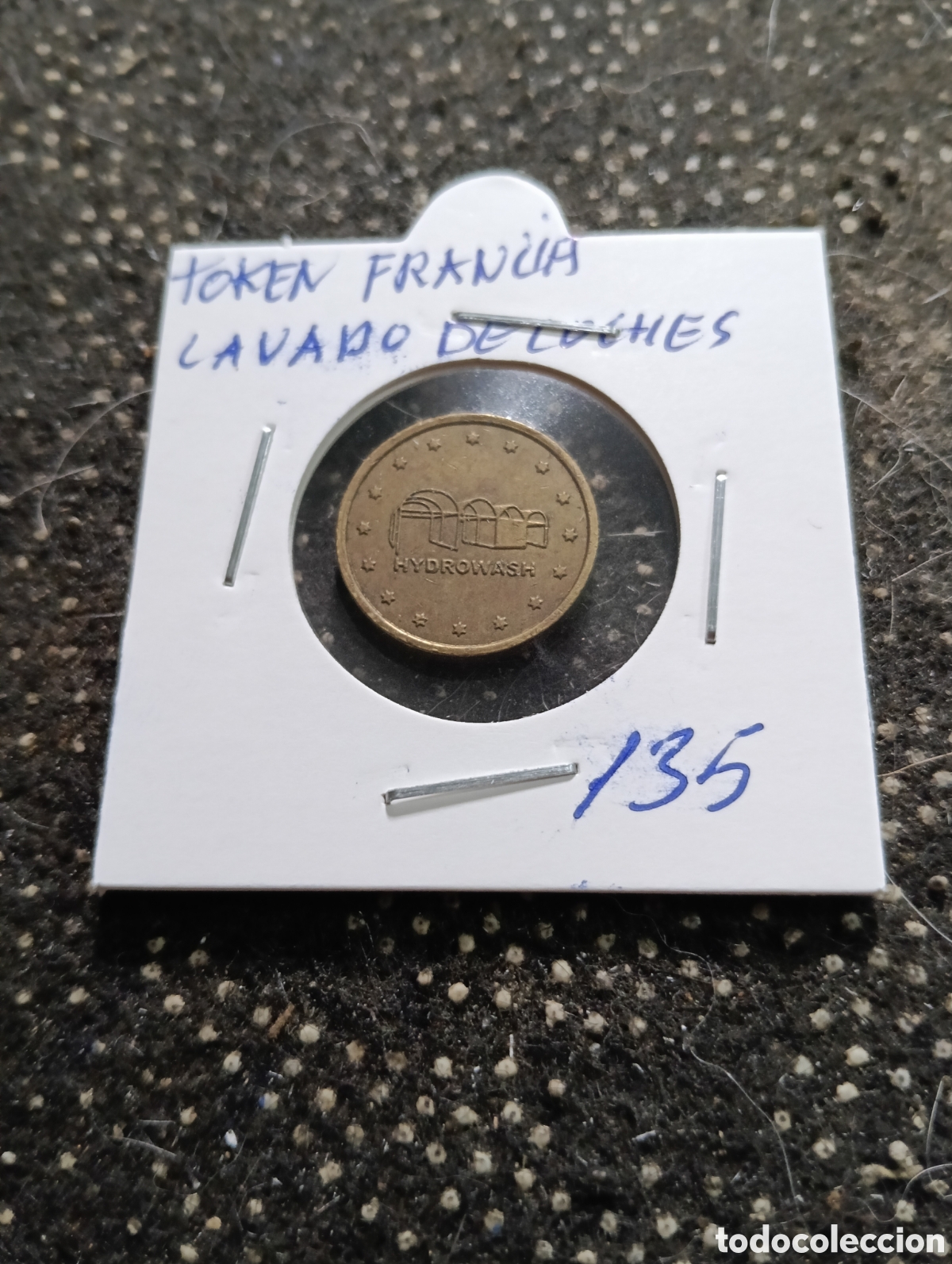 Monedas locales: Token o Jeton Francia Ficha lavado de coches