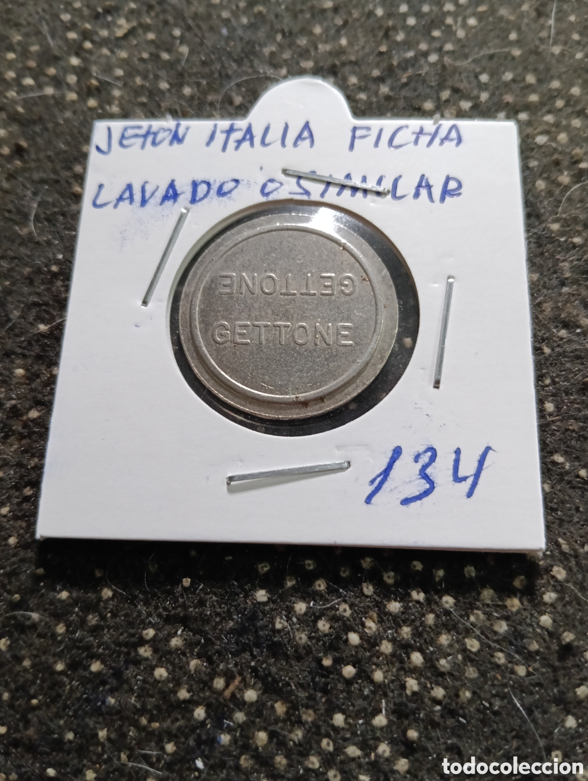 Monedas locales: Token o Jeton Italia Ficha lavado de coches o similar