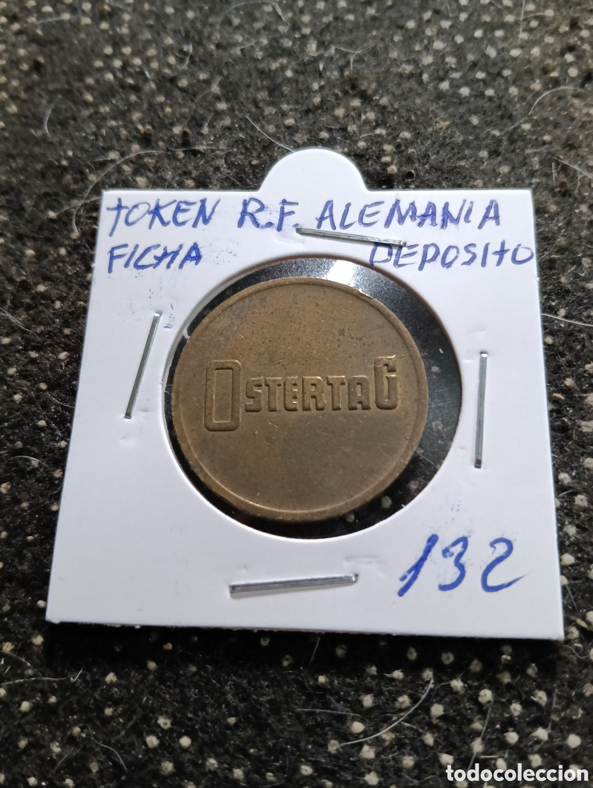 Monedas locales: Token o Jeton Republica Federal de Alemania Ficha dep&oacute;sito
