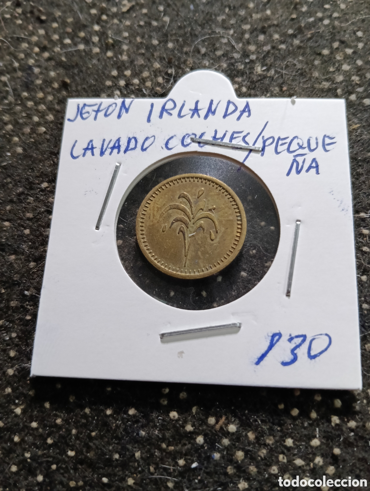 Monedas locales: Token o Jeton Irlanda Lavado de coches Ficha peque&ntilde;a
