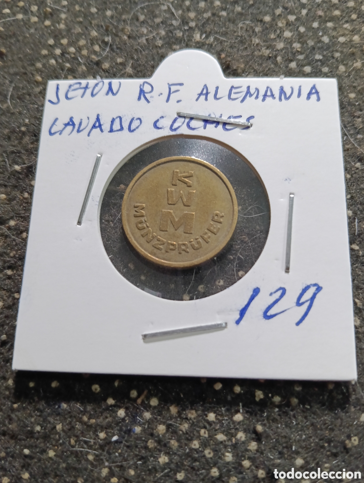 Monedas locales: Token o Jeton Republica Federal de Alemania Lavado de coches