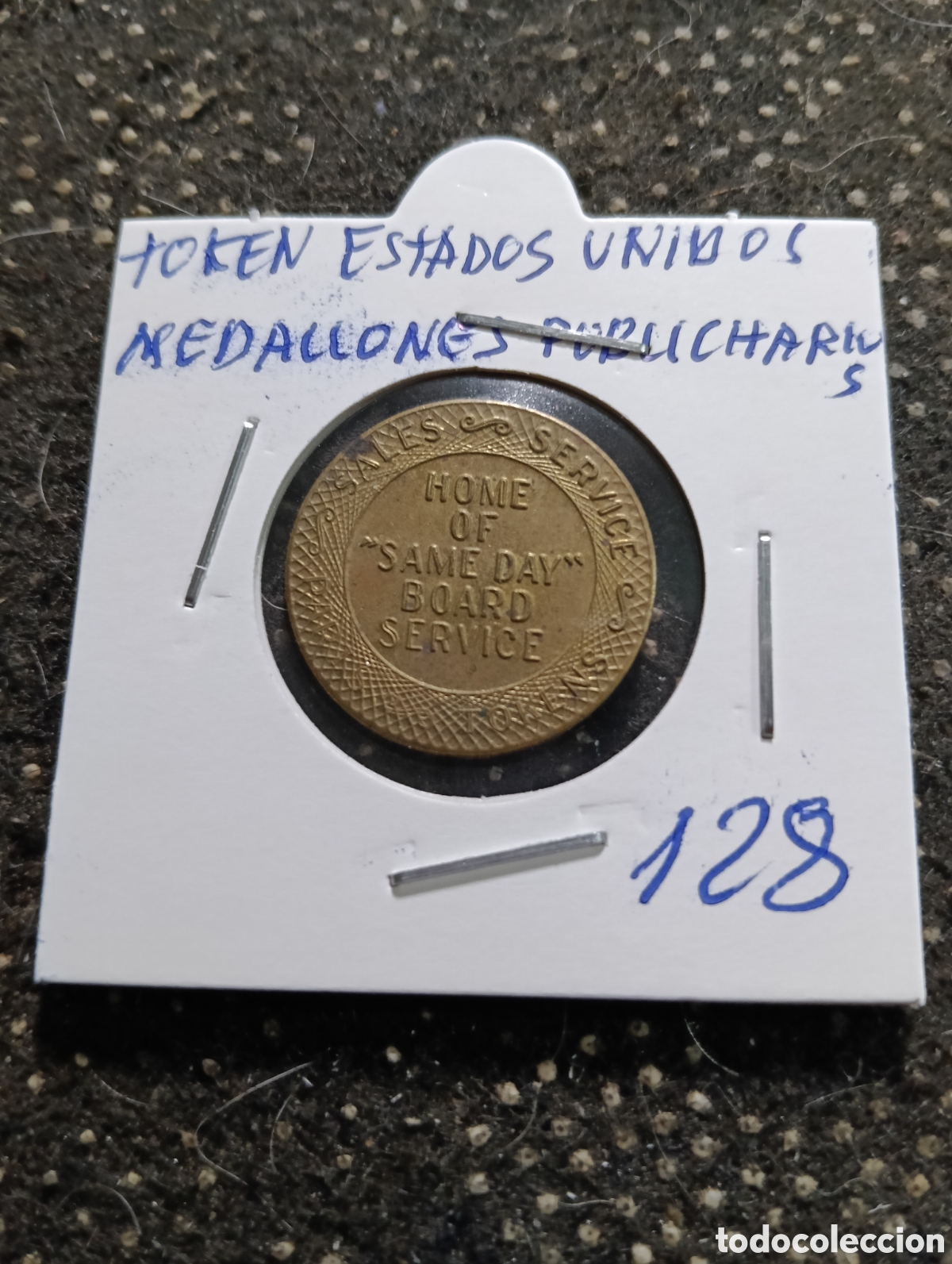 Monedas locales: Token o Jeton Estados Unidos Medallones Publicitarios