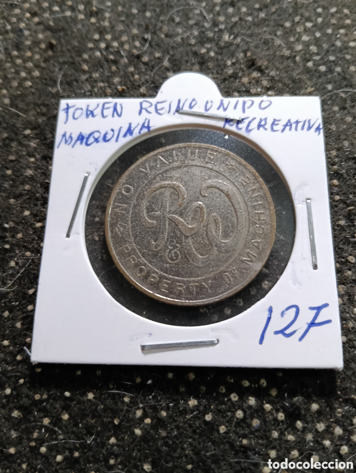 Monedas locales: Token o Jeton Reino Unido Maquinas Recreativas