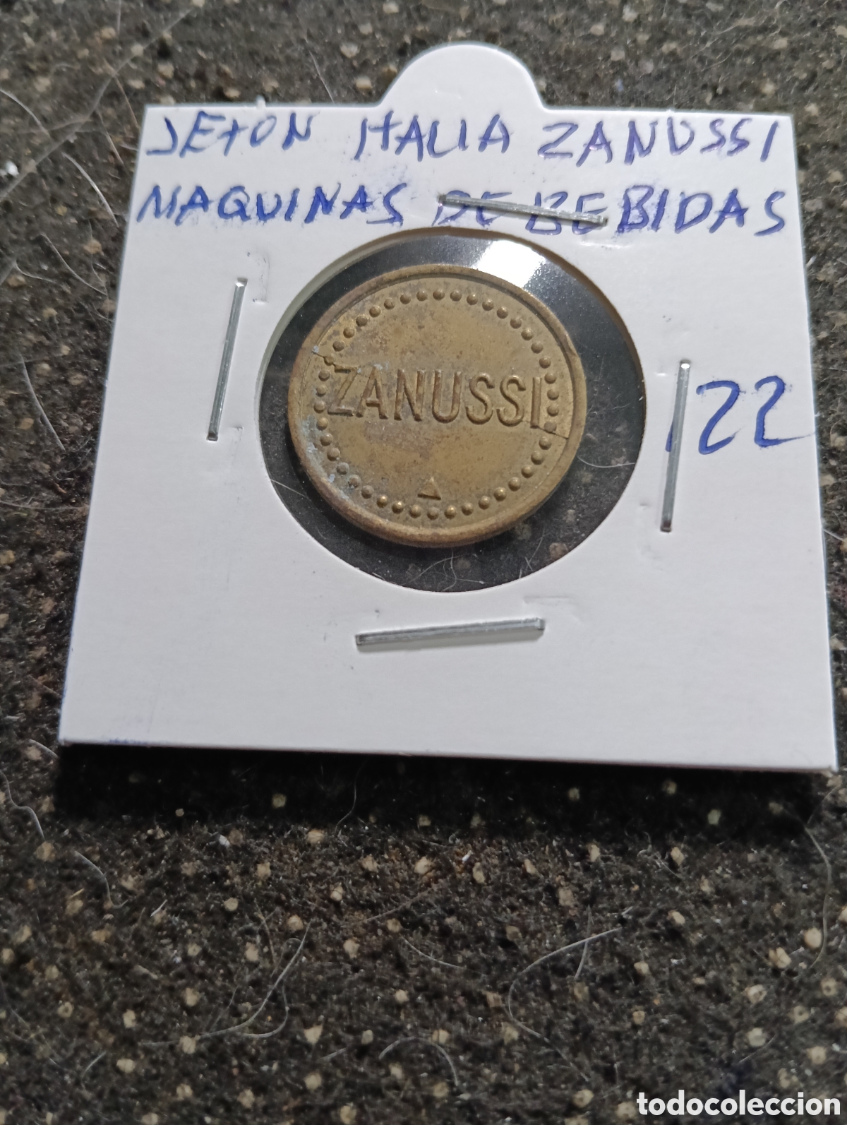 Monedas locales: Token o Jeton Italia Zanussi ficha maquinas de bebidas