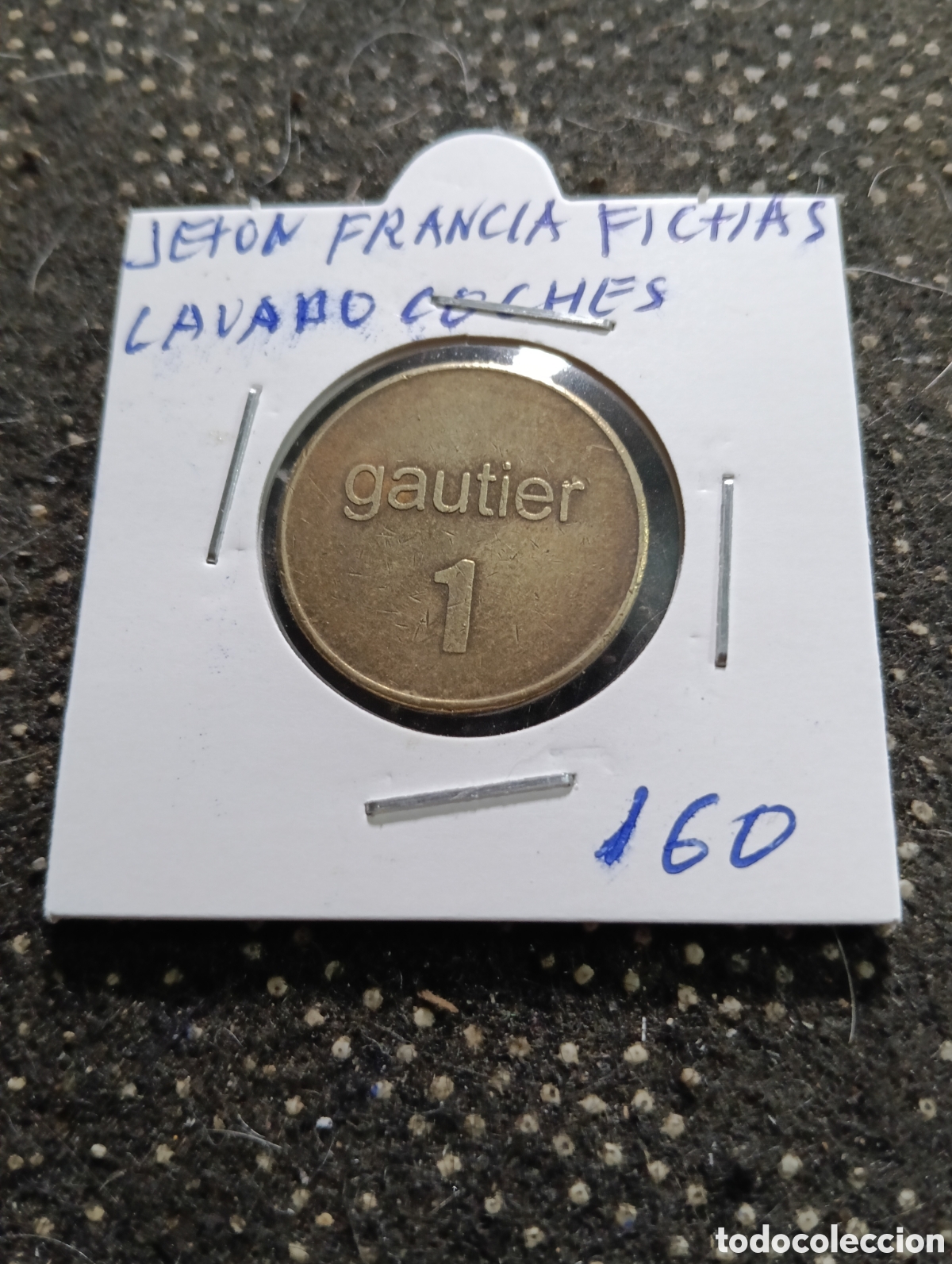Monedas locales: Token o Jeton Francia Ficha lavado de coches