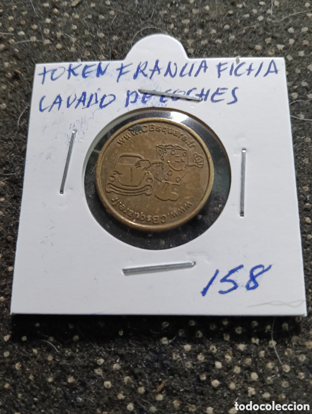Monete locali: Token o Jeton Francia fichas de lavado de coches