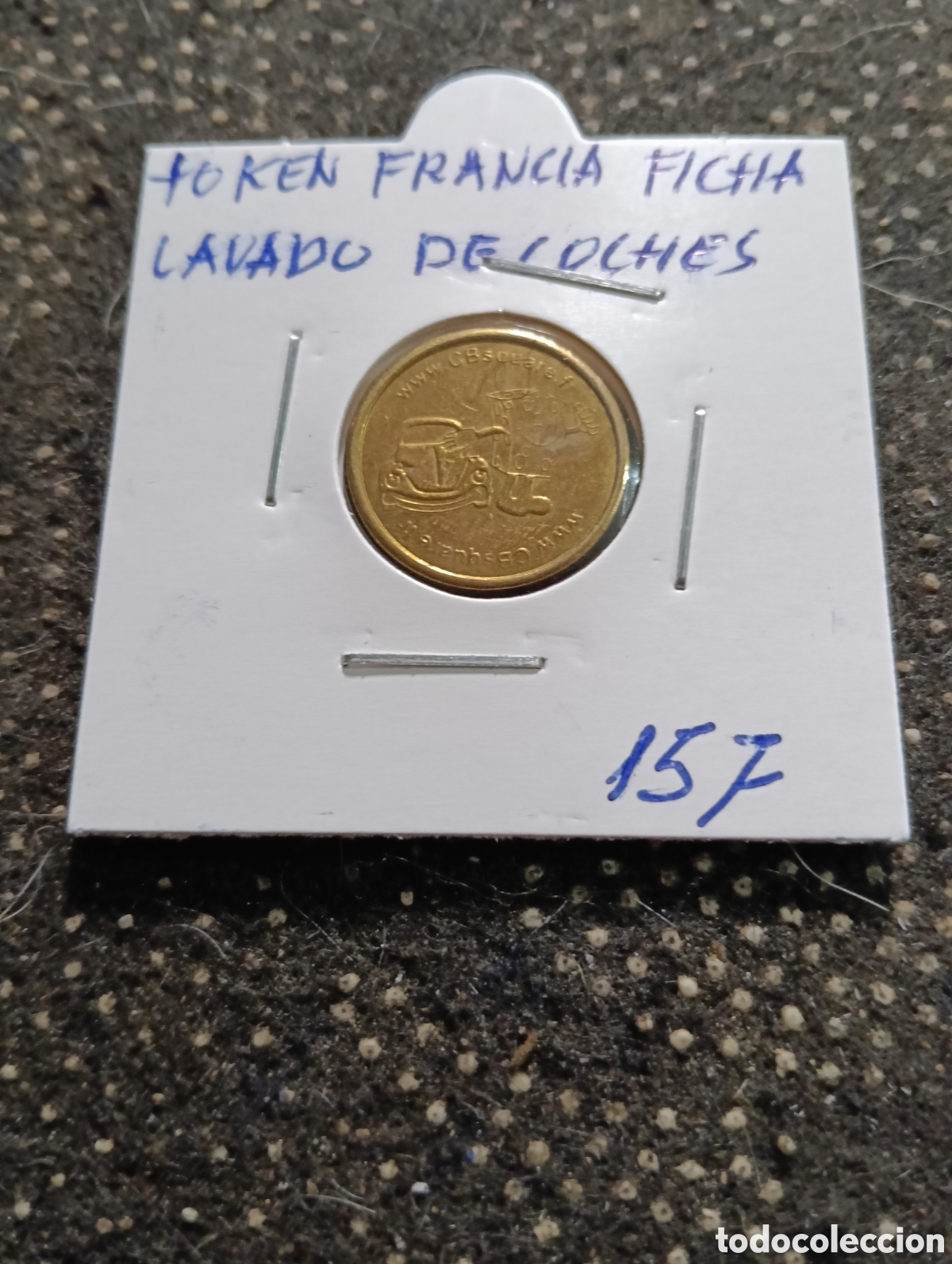 Monete locali: Token o Jeton Francia fichas de lavado de coches
