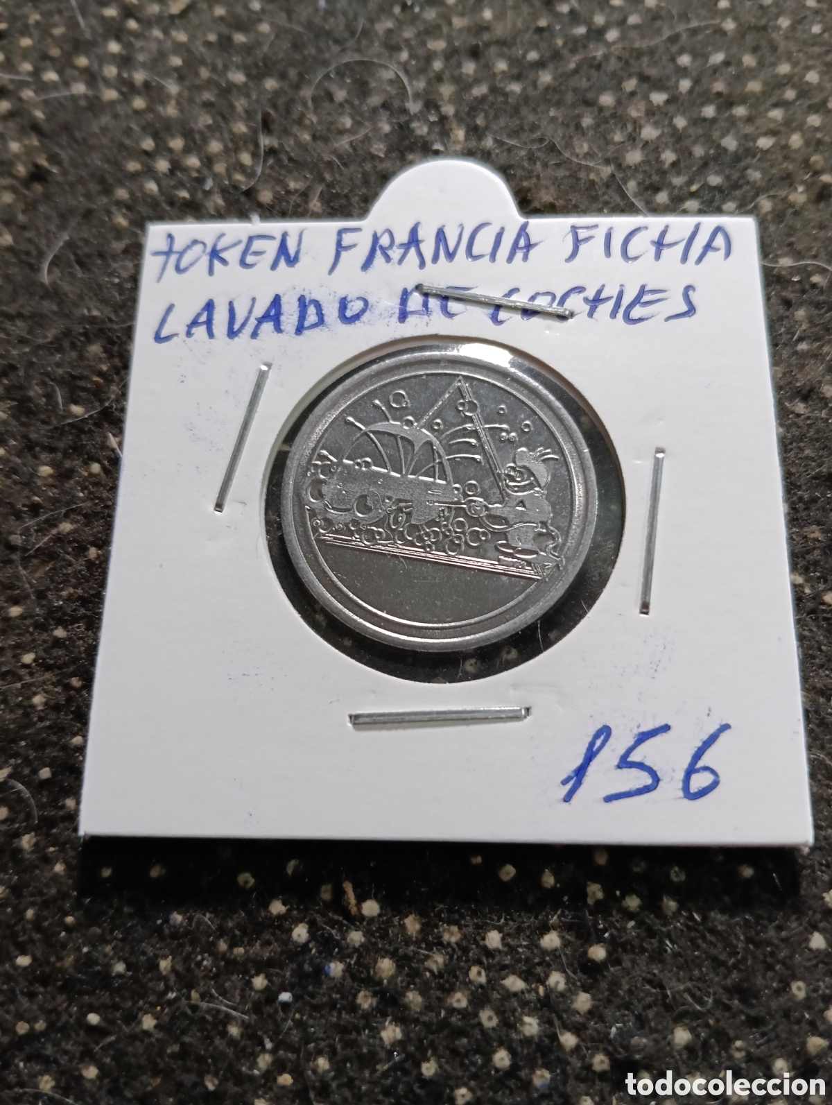 Monete locali: Token o Jeton Francia fichas de lavado de coches